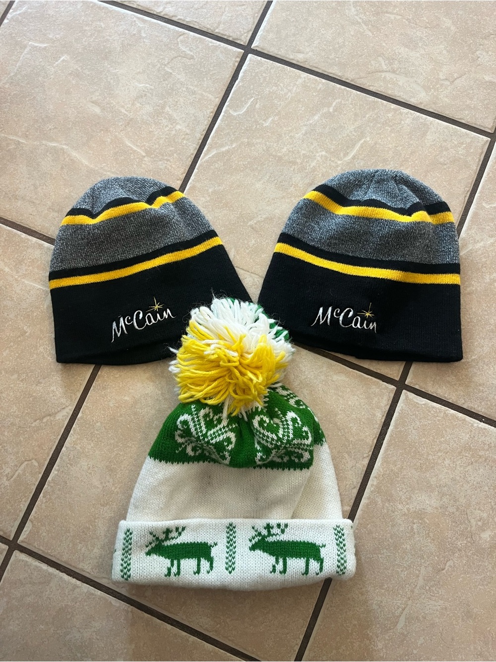 Toques , 2 McCain’s winter toques